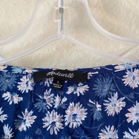 MADEWELL novel tie front top - Picture 3 of 4